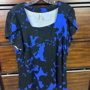 Women’s Taohuadao black and blue top size XL